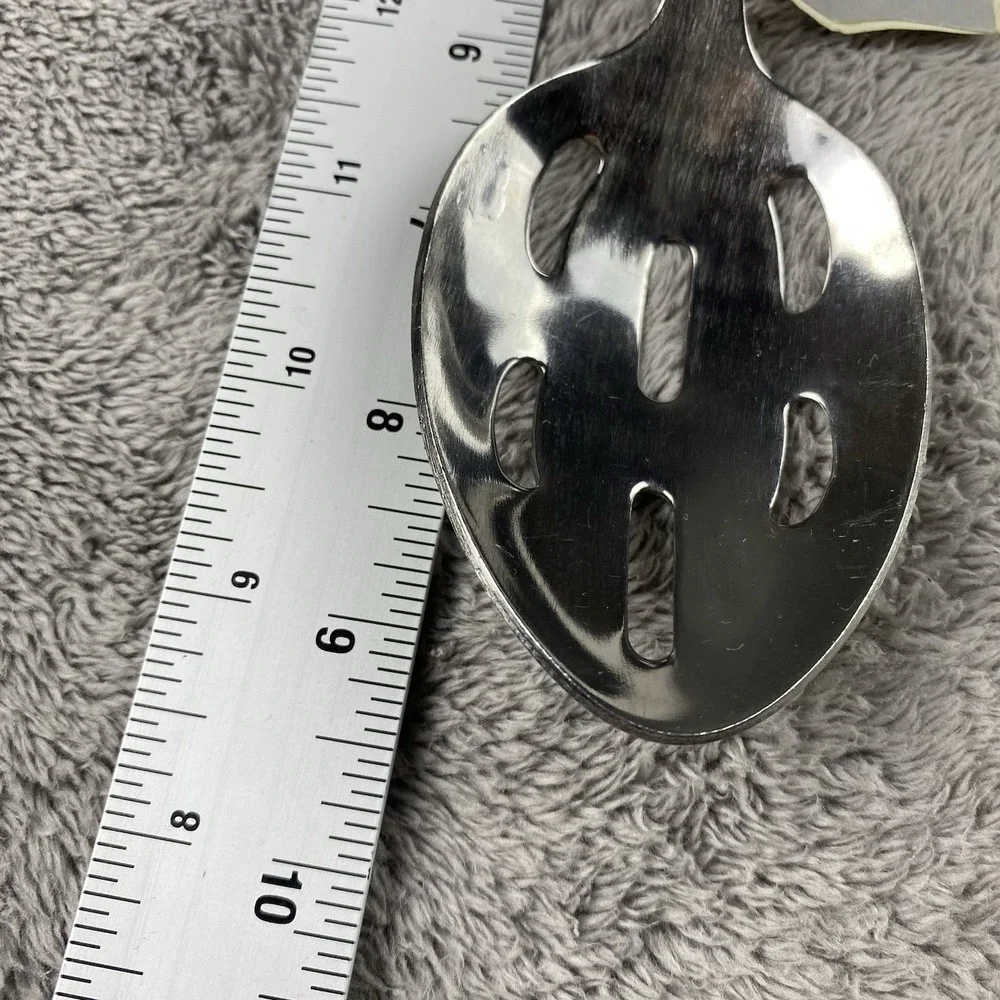Stainless Steel Spoon Slotted 9.5